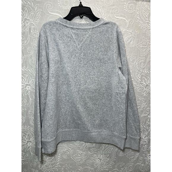 Tommy Hilfiger Sport Velour Big Logo Flag Long Sleeve Pullover Sweatshirt XL - Picture 5 of 5